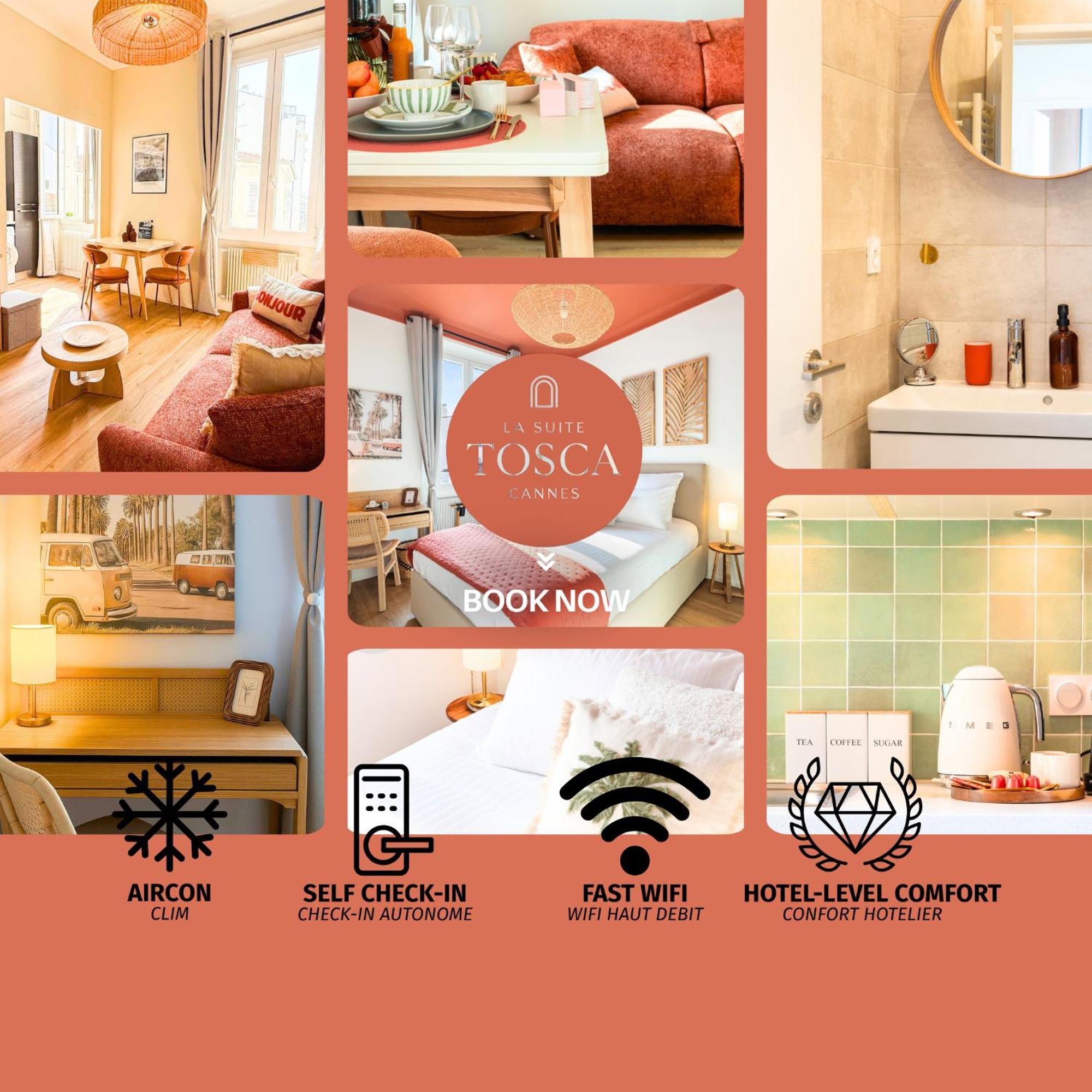 Tosca - Air Conditioning- Center - & Palais 2 Min Apartment *